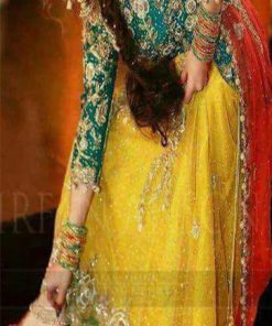 Pakistani Mehndi Dresses Online