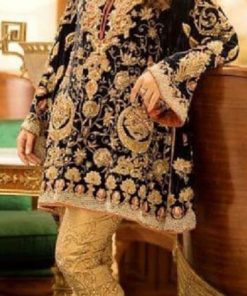Pakistani velvet dresses Online