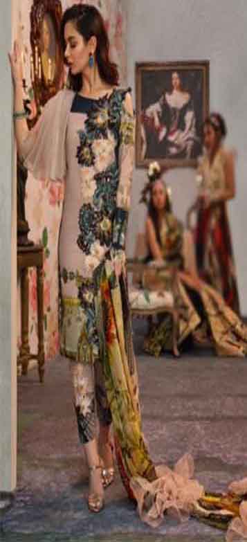 Asifa Nabeel Lawn Collection 2019