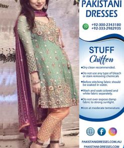 Pakistani Chiffon dresses online