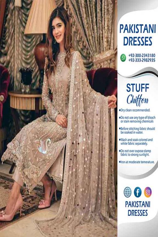 Pakistani chiffon dresses online