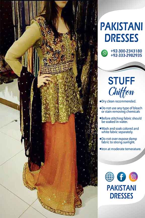 Aliza Waqar Chiffon Dresses Online 4577