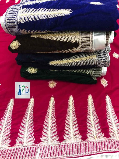 Pakistani Velvet Shawls Collection