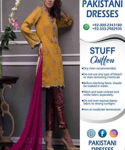 Phatyma Khan Chiffon Dresses 2019