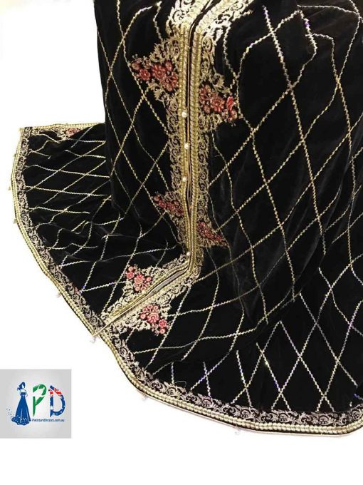 Velvet Embroidered Shawl