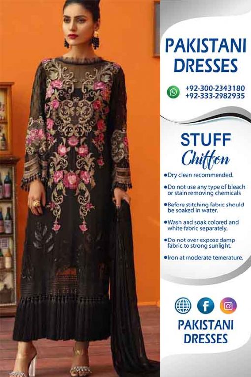Gul Ahmad Chiffon Dresses Online