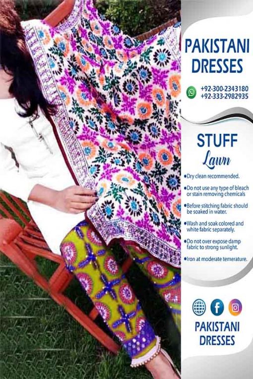Pakistani Lawn Clothes Online