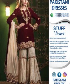 Deepak Parwani Velvet Dresses Online