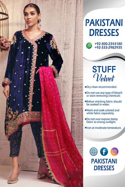 Sana Abbas Velvet Clothes Collection