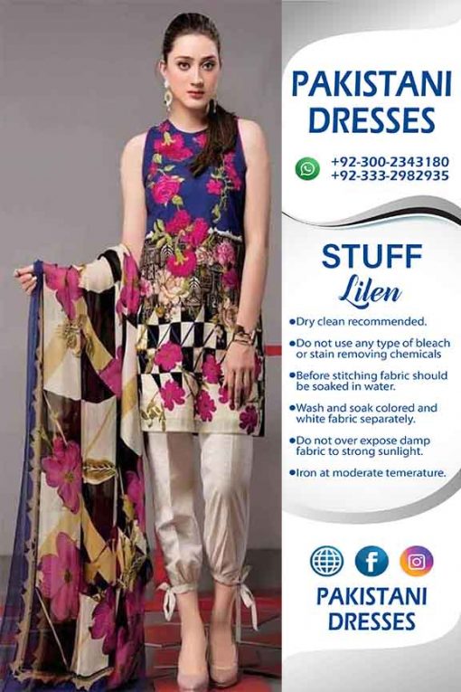 Pakistani Linen Dresses 2020