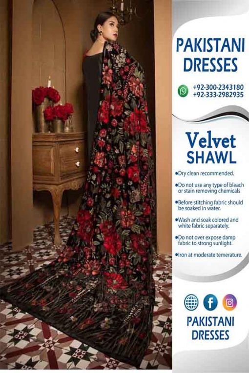 Pakistani Velvet Shawls Online Shop