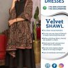 Velvet Embroidered shawls Sydney
