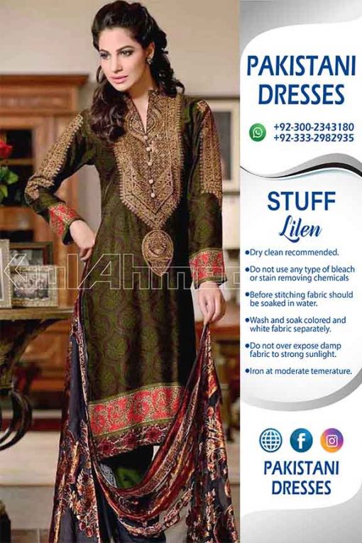 Gul Ahmed latest Linen Collection