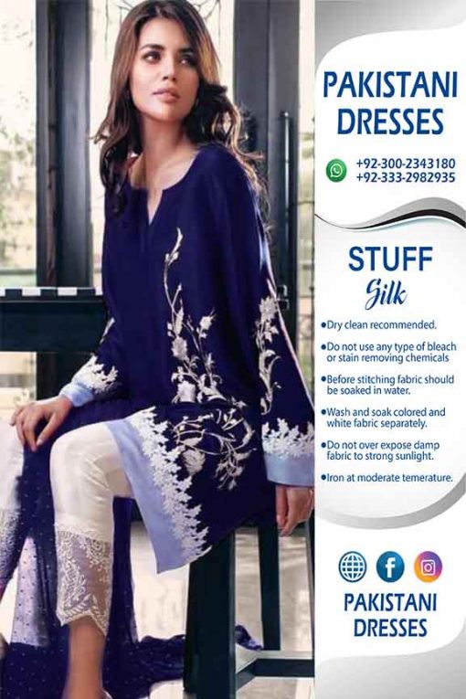Pakistani Silk Dresses 2020