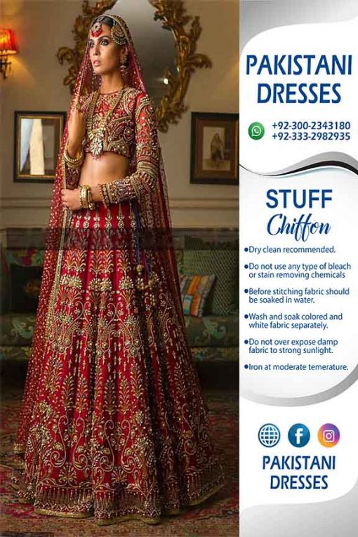 Pakistani Bridal Lehenga Dresses