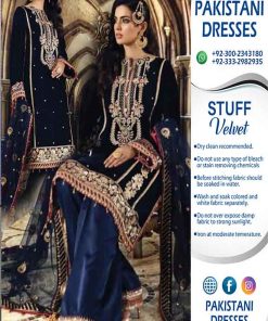 Latest Pakistani Velvet Dresses Online