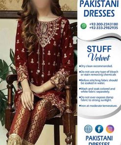Pakistani Velvet Dresses Australia