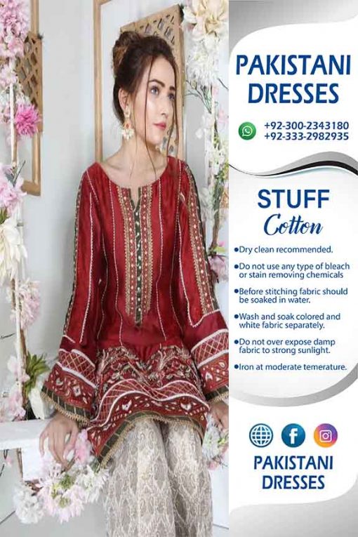 Pakistani Cotton Dresses 2021
