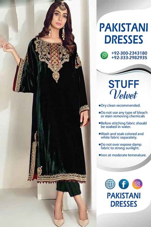 Aisha Imran Velvet Dresses 2021
