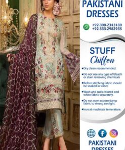 Pakistani Chiffon Dresses For Eid