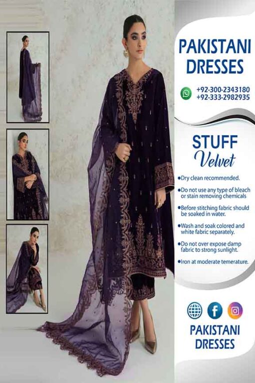 Jazmin Velvet Dresses Online