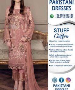 Pakistani Chiffon Dresses 2023