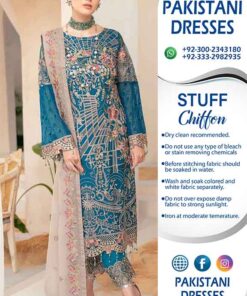 Pakistani Chiffon Party Dresses