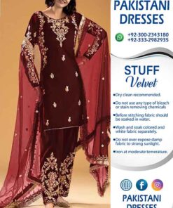 Baroque Jazmin Velvet Dresses Online
