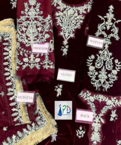 Baroque Jazmin Velvet Dresses Online New